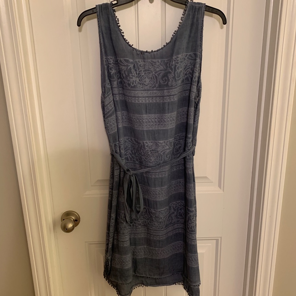 Blue dress